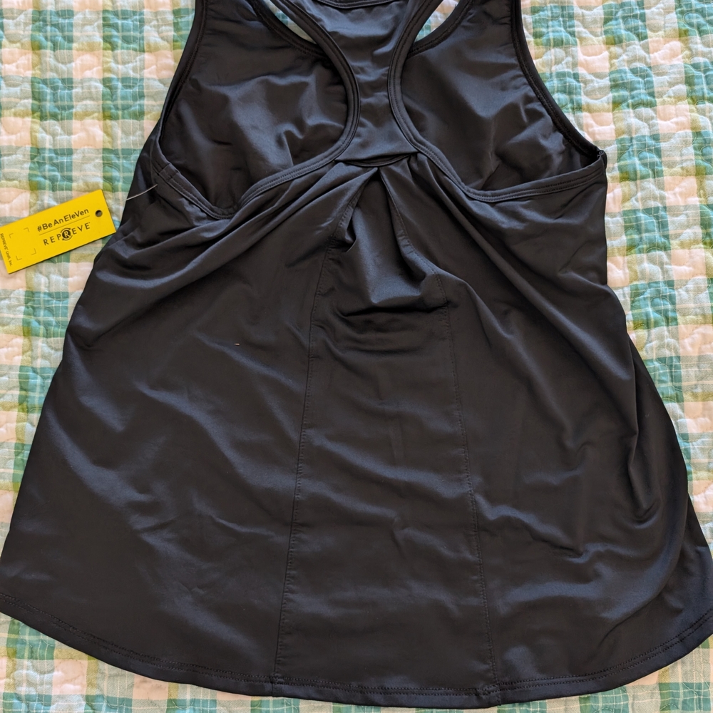 EleVen by Venus Williams Black Fitted Sleeveless Tank Top - Picture 2 of 7